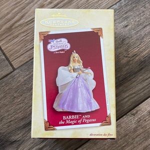 Vintage Hallmark Barbie and The Magic of Pegasus Ornament